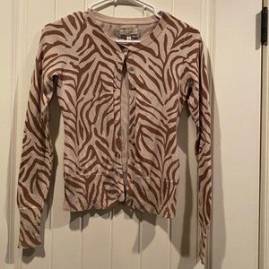 Old Navy Tiger Stripe Cardigan
